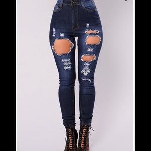Closet clearout Olivia rose skinny dark blue jeans
